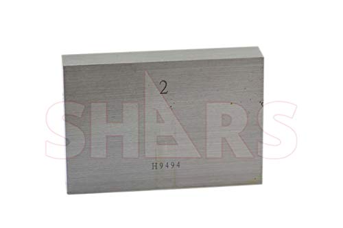 Shars Grade AS-2 81 Pieces Rectangular Gage Block Set with NIST traceable Certificate 303-5308C M)