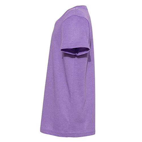 Bella + Canvas Youth Jersey T-Shirt XL HTHR TEAM PURPLE3