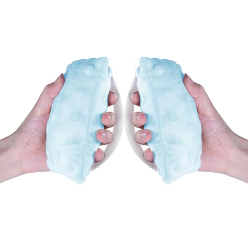 Asukohu Almohadilla de terapia de manos reutilizable para entrenamiento muscular y prevención de contracción de dedos con correa de mano ajustable con mango antideslizante entrenador