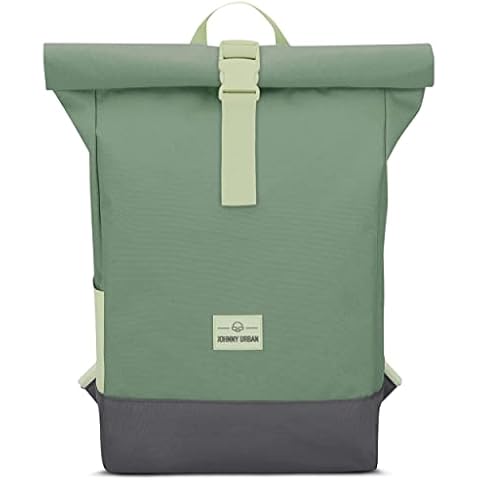Johnny Urban Mochila Verde Ryan con Compartimento para Portátil Cover