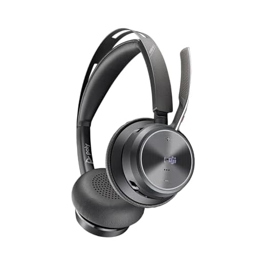 POLY Voyager Focus 2 Headset mit Ladestation