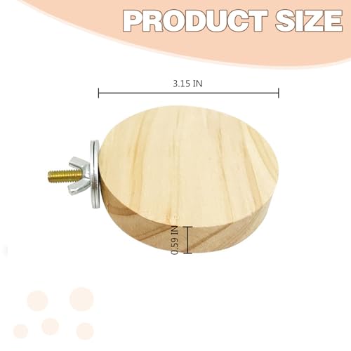 Image of 6PCS Bird Perches for Parakeet,Cockatiel&Parrot Accessories-Perch for Medium Birds,Budgies,and Conures