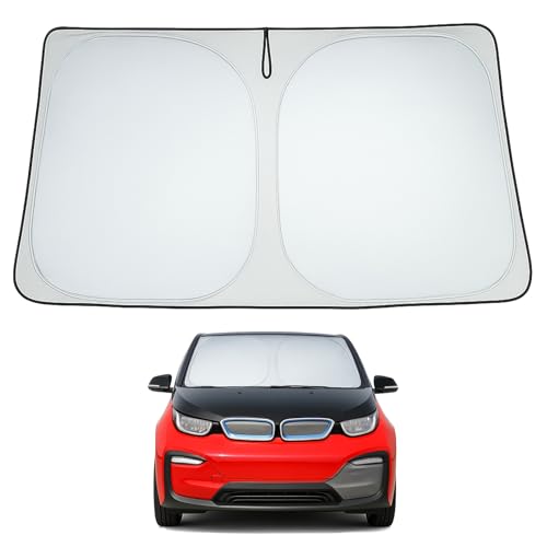 Image of Proadsy 2026 Upgrade Front Windshield Sun Shade Foldable Sunshade Protector Custom Fit 2013-2018 BMW 3 Series /F30 /F31 /F80 /M3 Accessories