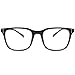 Livho Blue Light Blocking Glasses Filter Blue Ray Computer Game Glasses for Women Men Square Eyeglasses TR90 Frame [Anti Eyestrain, Reduce Headache & Better Sleep] - 0.0 Magnification