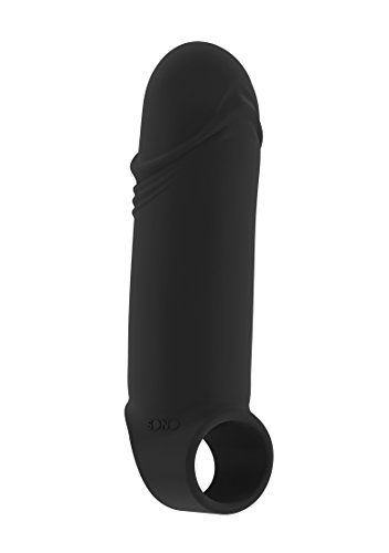 SONO No.35 Stretchy Thick Penis Extension, Black SONO No.35 Stretchy Thick Penis Extension, Black