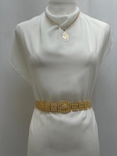 Kurdish Style Belt – Traditional Imitated Gold Waist Accessory for Women2