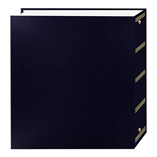 Pioneer Photo Albums TR-100/NB TR-100 Navy Blue Magnetic 3-Ring Photo Album 100 Page - Thumbnail 2