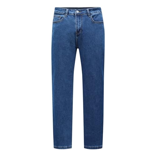 Jeans homme coton coupe classique Allthemen pantalon denim stretch
