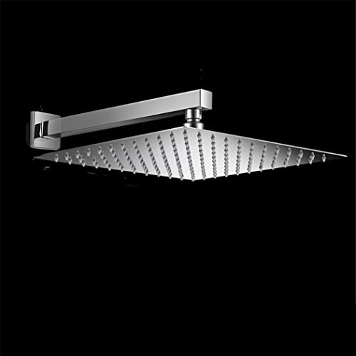Pomme de douche carrée haute pression anti-calcaire pour remédier au faible débit - 2