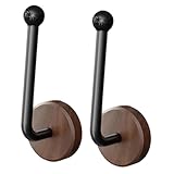 MERIGLARE 2 Stück Boxhandschuh Wandhaken, Boxhandschuhhalter. Präsentationsständer. Vielseitig Einsetzbar, Und Langlebig für Die Wandmontage Im Heim Fitn, Braun