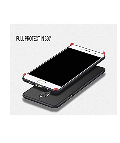 Image of Mobile Back Cover Case for OnePlus 3T (Silicone Case|CameraProtection|Black SC1510)
