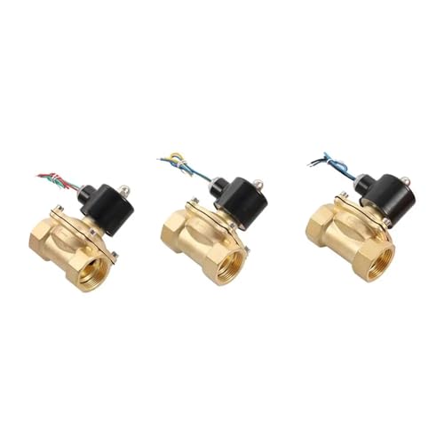 Électrovanne normalement fermée 2W-32 DC 24V laiton pour eau et air - 5