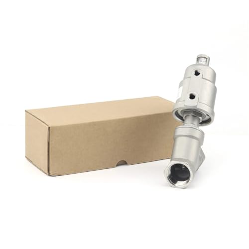 Vanne à siège d'angle anti coup de bélier en acier inox 304 normalement fermée 3/4"