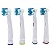 Produktbild BARAC Zahnbürstenköpfe kompatibel mit Braun Oral B Elektrische Zahnbürste, Präzisionsersatzköpfe für Oral B Pro 600 650 2000 2500 3000, Smart Genius, 4 Stück