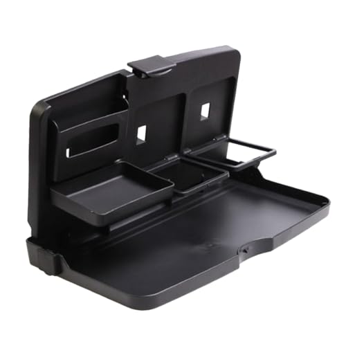 Portavasos plegable multifuncional para auto negro miniatura 1