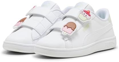 PUMA Kadın Puma Smash 3.0 Badges V PS-PUMA White-Green Illusion Low Boot 28 - Görsel 6