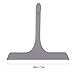 Glass Wiper with Nonslip Handle Silicone Window Cleaner Squeegee for Bathroom Window Kitchen Mirror (Gray)