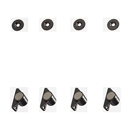 Zfbb4 Pack Magnetic Cabinet Door Catch With Magnets For Cabinet Door Latch Closer, Cabinet Magnetic Catch For Kitchen Closet Door Closing Magnetic Door Catch Closer (Gun Metal 4 Pack) #TOP28