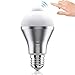 Produktbild Haofy LED Glühbirne mit PIR Bewegungsmelder, 1 Stück E26 E27 Intelligente Sensorlampe, 9W 600lm, Automatische Sensor Birne für Haustür, Balkon, Garage, Treppen und Garten, Kaltes Weiß