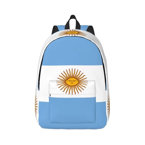 Sac à dos d'infirmière avec drapeau argentin idéal pour les trajets et trajets de garde
