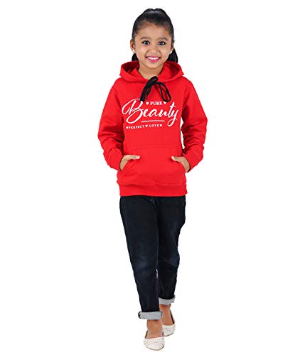 Image of FLEXIMAA Boy's & Girl's Hooded Neck Printed Full Sleeve Hoodies with Pocket