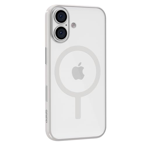 Image of GRIPP Flex Case Compatible with Mag-Safe for iPhone 17 | 6ft Drop-Tested with D30 Tech, Transparent Back, Scratch Resistant, Anti-Yellowing, Raised Camera Edges, Anti-Slip Back Cover - White