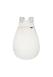 Alvi Baby-Mäxchen Außensack Baumwolle Baby Schlafsack, 2.5 TOG, für Sommer und Winter, Ganzjahresschlafsack aus Baumwolle für Kleinkinder Raute Taupe - Taupe
