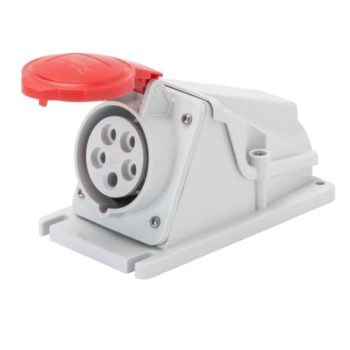Prise Gewiss GW62493 pour alimentation de chantier et atelier de production 32A 5 broches