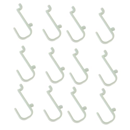 HEALLILY 20 Pcs Kitchen Wall Pegboard Hooks Plastic Storage Hooks for Tools Small Appliances