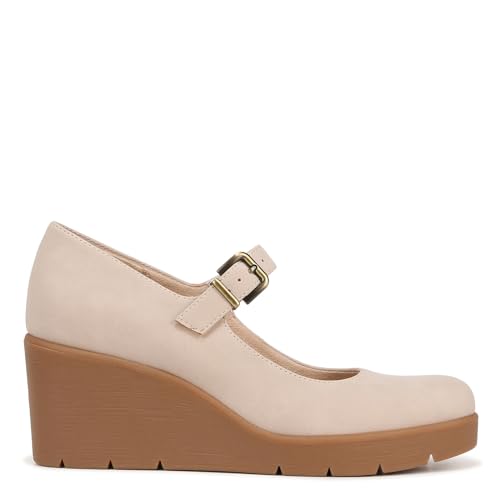 Naturalizer Women's Adore Mary Jane Flat, Porcelain, 7.52