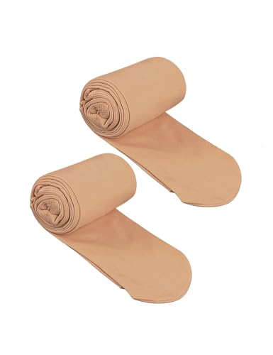 Daydance Professional Footed Ballet Tights for Toddler, Kids, Girls, Women 1/3 Pairs 60 Denior2