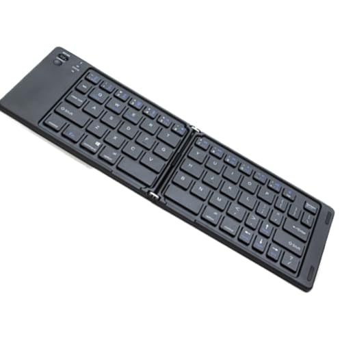 Teclado plegable inalámbrico de bajo consumo para viajes y café
