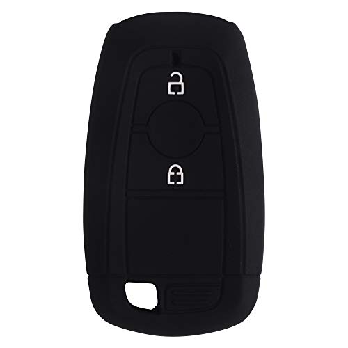 Car Remote Key Cover Fob Silicone Outer Case For Ford EcoSport 2018 Keyless Keyring Outer Casing Shell Jacket Protector 2 button