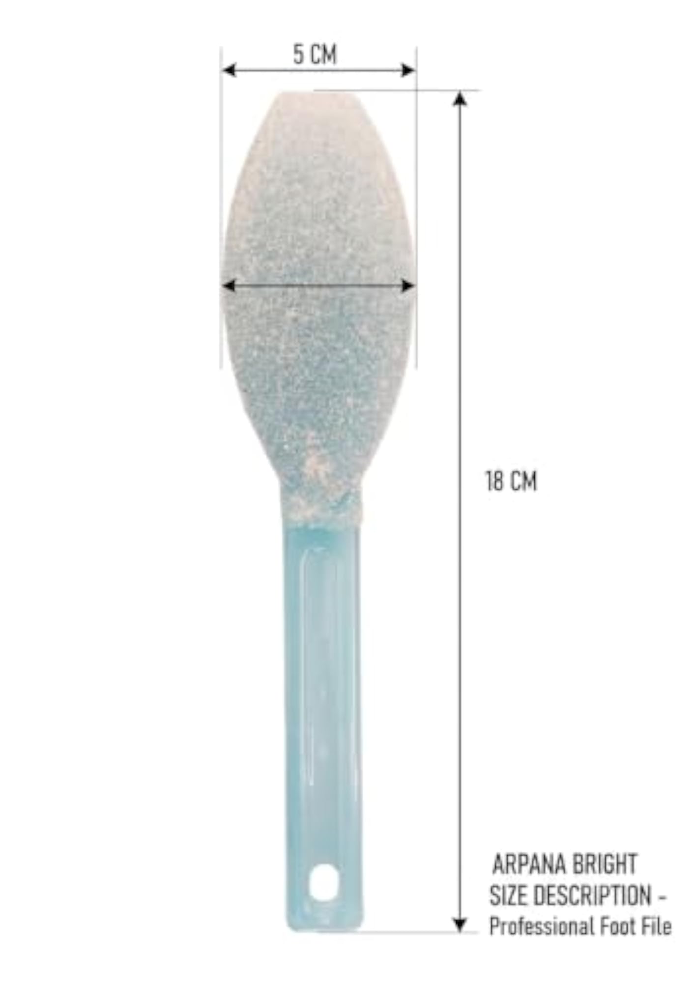 Dual-Sided Foot Scrubber, Pack of 2, Multicolour