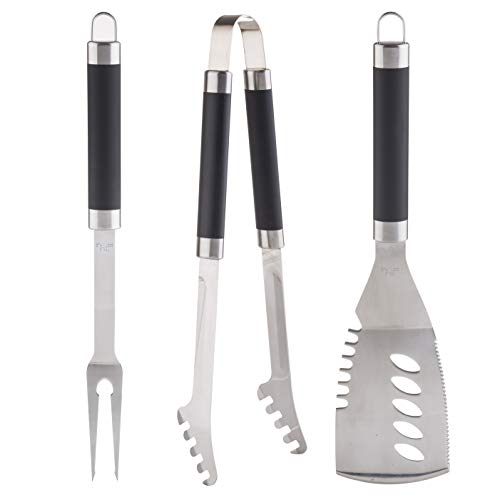 Set de herramientas para parrilla Tablecraft acero inoxidable