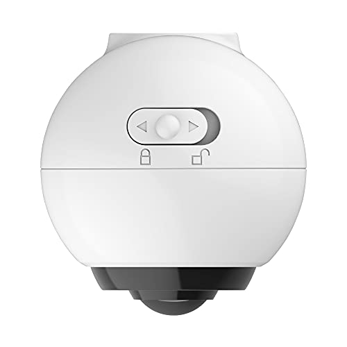 Câmera Inteligente Wi-Fi, Full HD 1080, Bateria, Microfone Bidirecional, Branca, HISCBT, Compatível