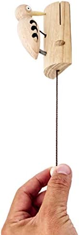 Woudi® woodpecker door sign door woodpecker children's room play tower playhouse tree house bell bell pupil woodpecker