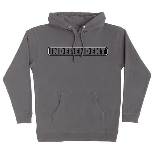 INDEPENDENT Pullover Hooded Heavyweight Sweatshirt Bar Logo Skate Sweatshirt