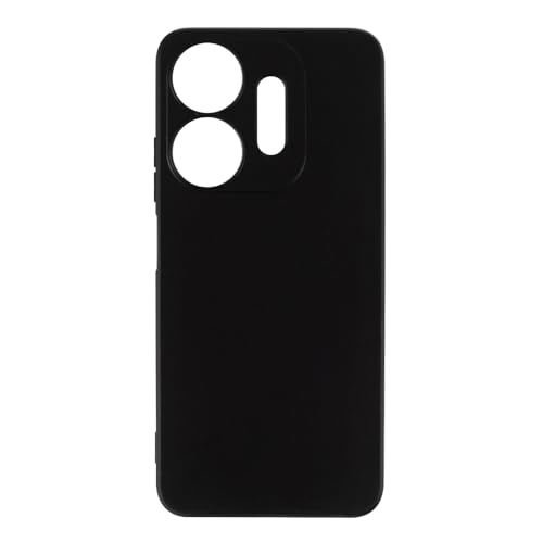 for ITEL P55 5G P661N Case, Soft TPU Back Cover Shockproof Silicone Bumper Anti-Fingerprints Full-Body Protective Case Cover for ITEL Power 55 5G (6.60 Inch) (Black)