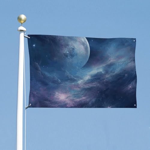 Drapeau en polyester tout temps 4 œillets pour décoration extérieure et fête - 6
