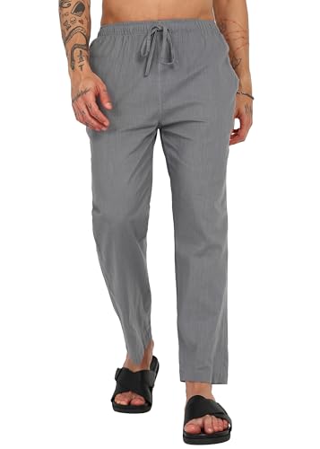 Image of Men's Cotton Linen Pajama