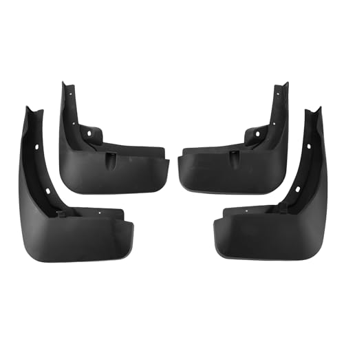 Image of X AUTOHAUX 1set Front and Rear Mud Flaps Splash Guards Mud Guards for Audi Q7 2016-2020 W /Mount Accessories