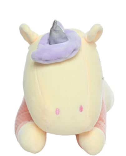Image of Cute Soft Stuffed Sleeping Unicorn Plush Toy Teddy Bear Washable Cuddly Baby Soft Toy For Baby, Kids, Girls And Boys, 35 Cm