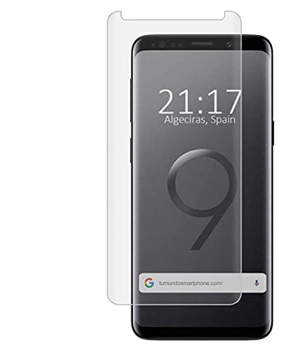 Protecteur de verre trempé courbé UV Full Glue pour Samsung Galaxy S9