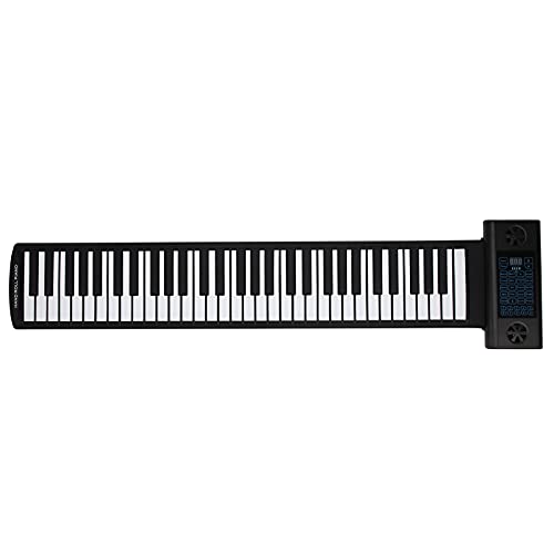 Dilwe Piano à Clavier Souple, Piano à Clavier Enroulable en Silicone Pliable Clavier de Piano Rechargeable à 61 Touches… - Les Beatles, Paul McCartney, John Lennon, RIngo Starr, George Harrison Dilwe Piano à Clavier Souple, Piano à Clavier Enroulable en Silicone Pliable Clavier de Piano Rechargeable à 61 Touches…