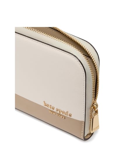 Image of kate spade new york Devin Colorblocked Saffiano Leather Zip Around Continental Wallet, Timeless Taupe Multi