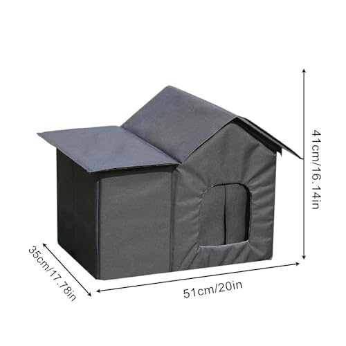 Niche de jardin pour chat étanche pliable pour protéger votre animal - 7