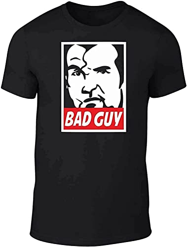 Bad Guy T-Shirt - Funny t Shirt Retro Razor Wrestling Fashion Legend Ramon Hall Black(Medium)