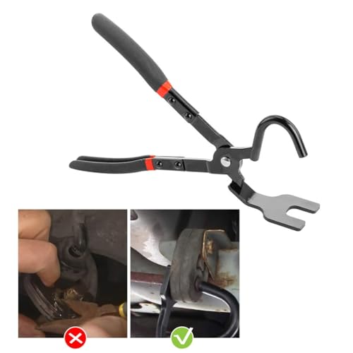 Car Exhaust Hanger Removal Pliers Car Exhaust Rubber Pad Pliers Puller Tool Exhaust Pipe Rubber Gaskets Removal - Thumbnail 2