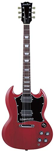 Amazon | GrassRoots G-SG-STD Cherry エレキギター | エレキギター